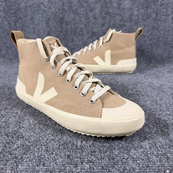 VEJA Shoes - VEJA Nova HT High Top Sneakers Womens 8 EU 39 Tan Beige Canvas Organic Cotton